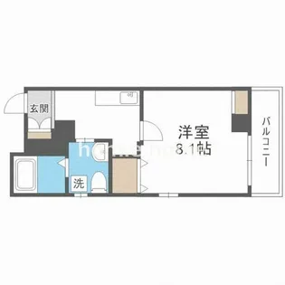 ベリーウェル阿倍野【0202号室】の間取り