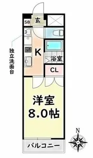 スクエア瑞穂南【2階】の間取り