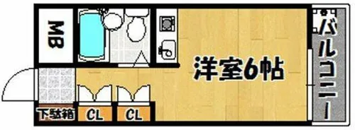 アルビオン西明石【2階】の間取り