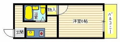 シャンポール藤井【2階】の間取り