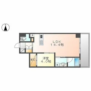 栄タワーヒルズ【16階】の間取り