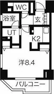 CASSIA車道(旧 クリオ車道)【2階】の間取り