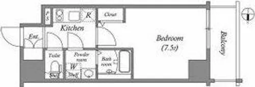 エスリード金山エクセア【10階】の間取り