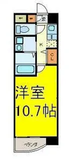 ビ・アバンス【8階】の間取り