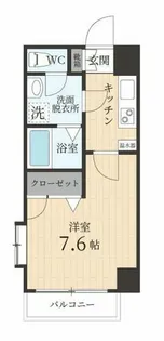 GRANDEUR住吉壱番館【705号室】の間取り