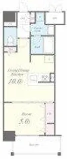 グランパシフィック今里Luxe【1階】の間取り