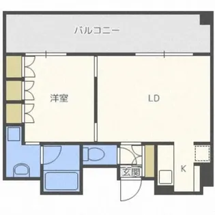 ラフィネタワー札幌南3条【26階】の間取り