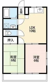 グリーンサイト【202号室】の間取り