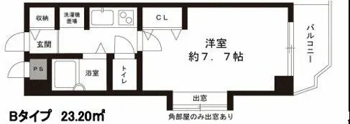 ジュネス西明石【4階】の間取り