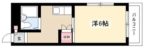 ヤングヴィレッジ【2階】の間取り