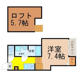 Prime Maison S【2階】の間取り