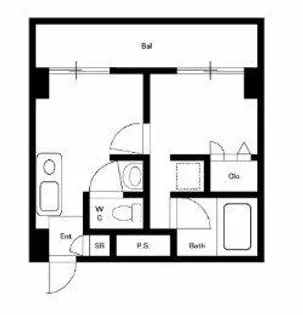 サニーパレス神陵台【4階】の間取り