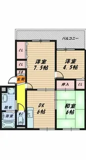 サファージュ高石A棟【2階】の間取り