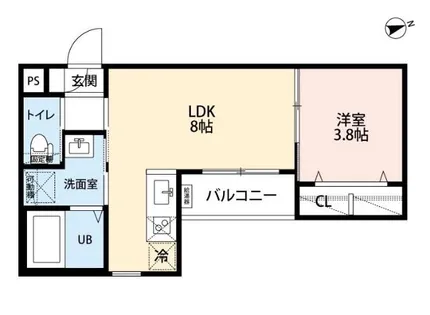 robot home 鶴里 The Park【3階】の間取り