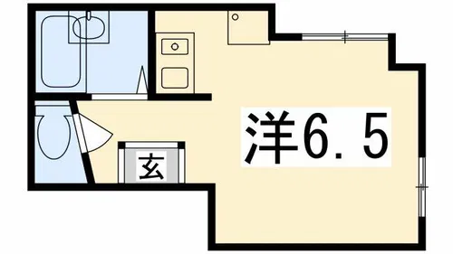 アウトリバーマンション【401号室】の間取り