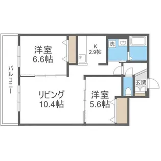 グラン札幌【7階】の間取り