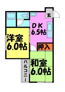 ヴィラ寿【2階】の間取り