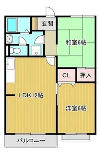 サンハイツ西井Ⅱ【103号室】の間取り