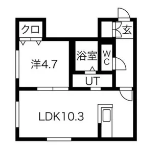 サンステージ豊平4-12【3階】の間取り