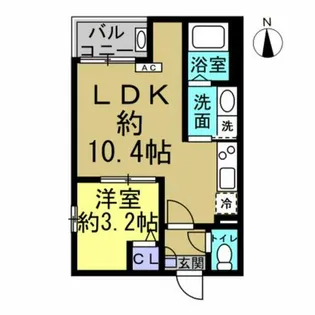 Jack taya Ⅱ【2階】の間取り