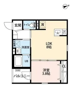 robot home 鶴里 The Park【3階】の間取り