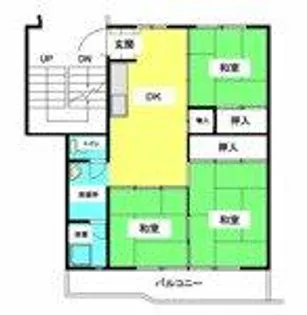 公社賃貸SMALIO 三原台B【16-1008号室】の間取り