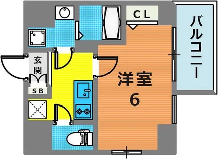 エスリード神戸ハーバークロス【1205号室】の間取り