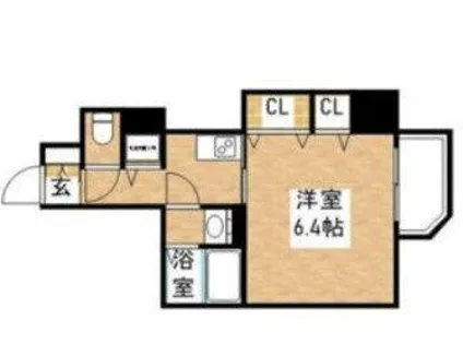 W-STYLE難波【3階】の間取り