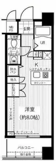 エスリード御堂筋梅田【4階】の間取り