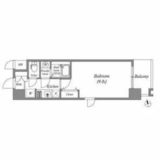 ArtizA堺東【6階】の間取り