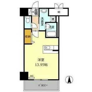 SKY GATE 主税町【6階】の間取り