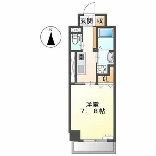 メゾン ミール【5階】の間取り