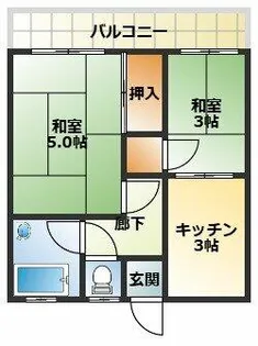 寺本住宅【1階】の間取り