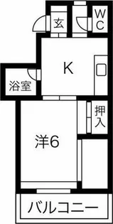 第5七福ビル【7階】の間取り