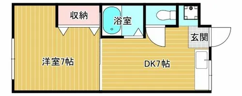ヴェルドミール山忠長居【506号室】の間取り
