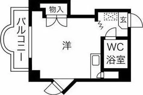 シティハイム1【6階】の間取り