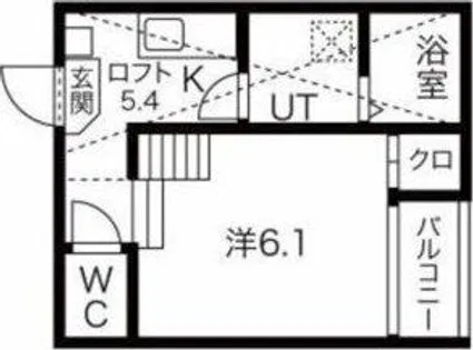 コンフォール松原町【1階】の間取り