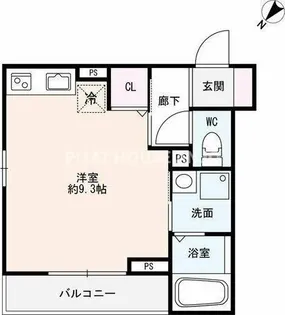 ボヌールS安城【3階】の間取り