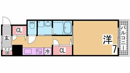 パンプキンC【603号室】の間取り