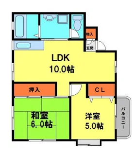 北斗ビル【302号室】の間取り