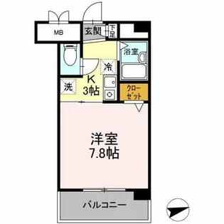 キャッスルⅢ【3階】の間取り