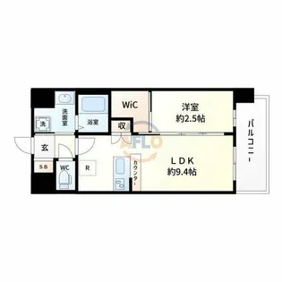 セレニテ東三国ミラク【12階】の間取り