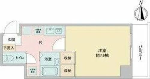 ISM 泉【4階】の間取り