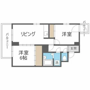 ライブリィハウス【403号室】の間取り