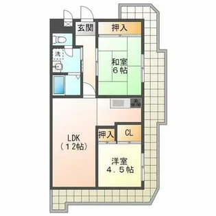 メゾンIYASAKA【2階】の間取り