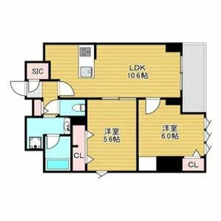 Parc de Vert Esaka【6階】の間取り