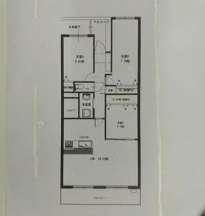 上前津サンハイツ【8階】の間取り