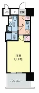 グラマシー京橋【7階】の間取り