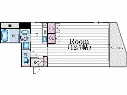 K.H.E【2階】の間取り