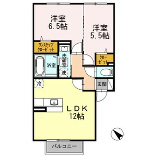 ロイヤルヘルツ【2階】の間取り